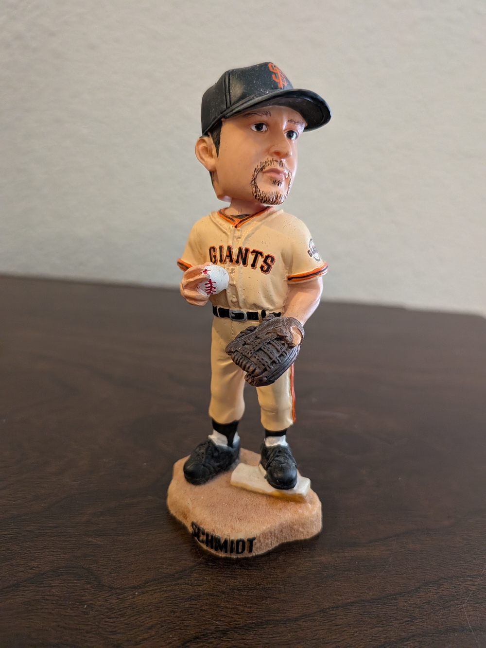 Forever Collectibles Beige and Black Giants Baseball Bobblehead
